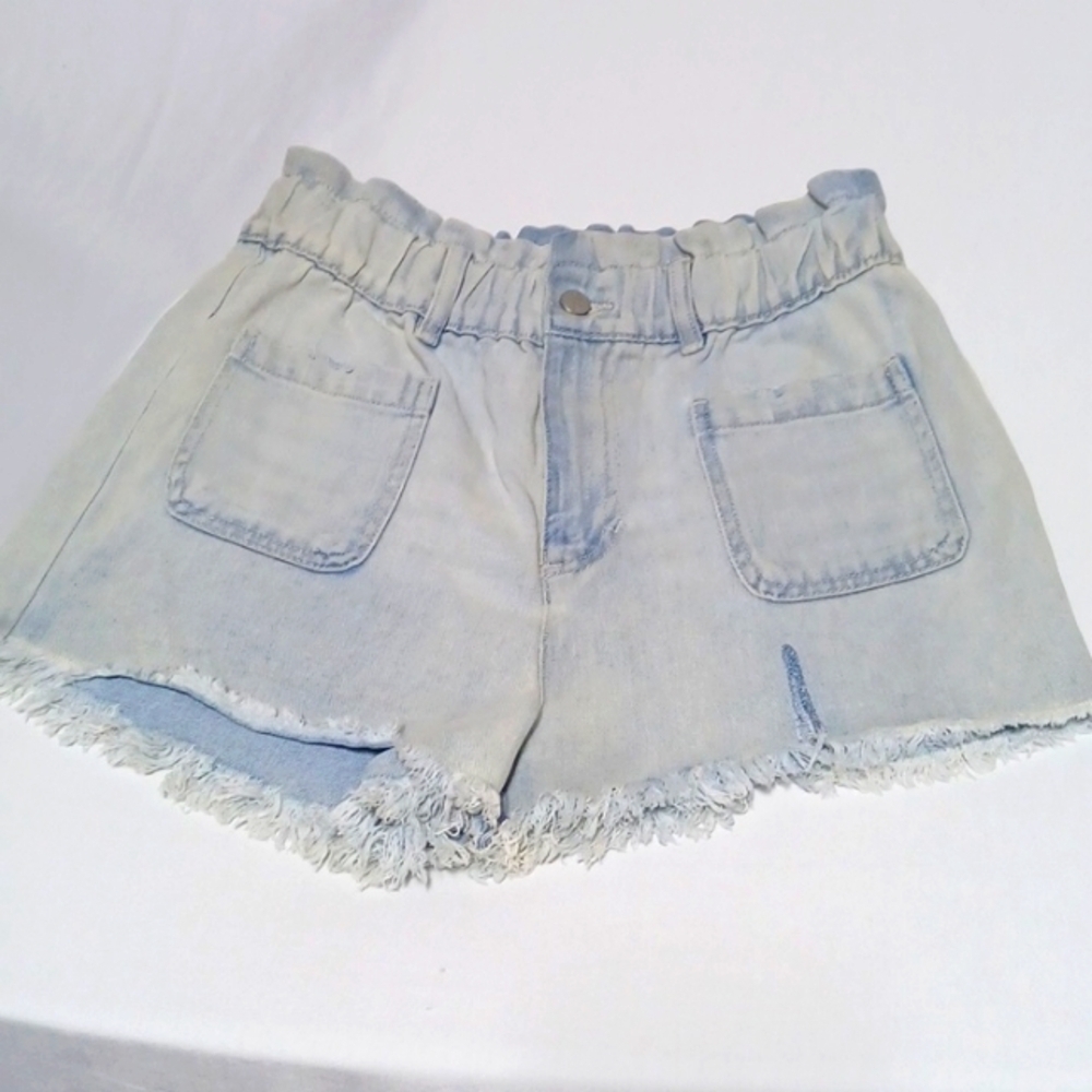 BAN-JARA SHORT SHORTS SIZE 11/29 IN A BOLD FADED BLUE DEMIN 💙
